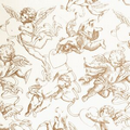 Precious Metals Gold Cherubs/ French Vanilla Wrapping Tissue (20"x30")